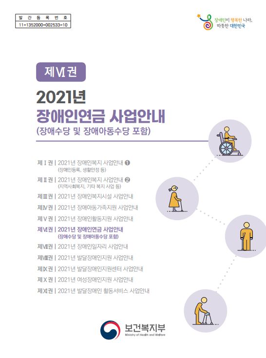 2021년 장애인연금 사업안내(장애수당 및 장애아동수당 포함)