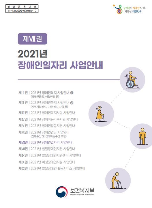 2021년 장애인일자리 사업안내