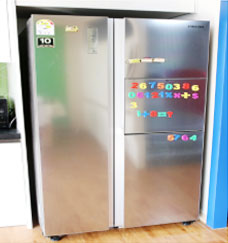 양문형 냉장고 사진